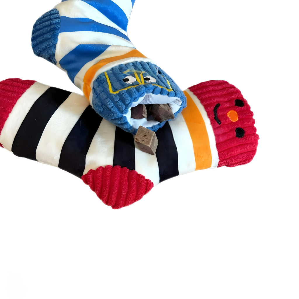 Silly Socks – Plush Cartoon Chew Toys for Dogs