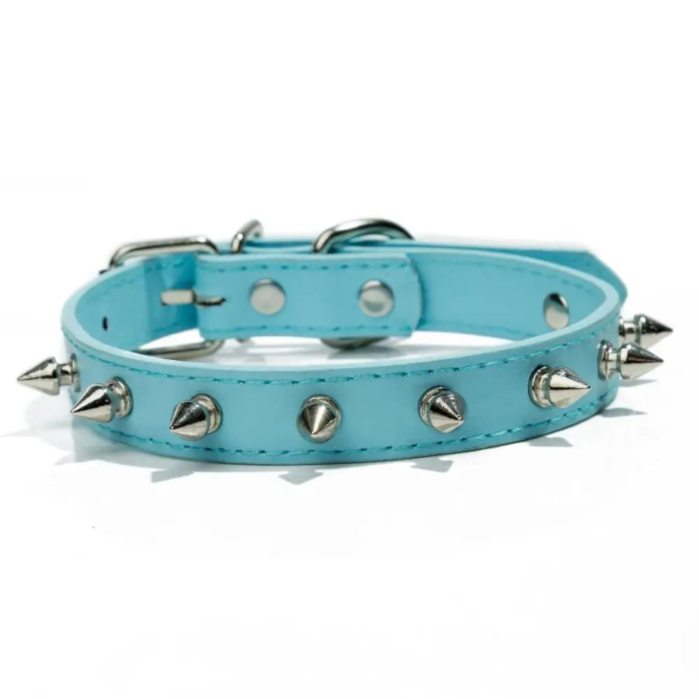 Cool Colorful Adjustable Spiked Studded Collars
