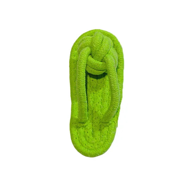 Chew Shoe – Slipper-Shaped Cotton Rope Chew Toy for Dogs