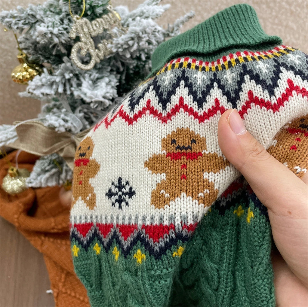 Knitted Christmas Sweaters  For Dogs & Cats