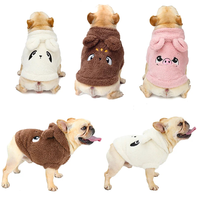 Fashionable Winter Dog Hoodie