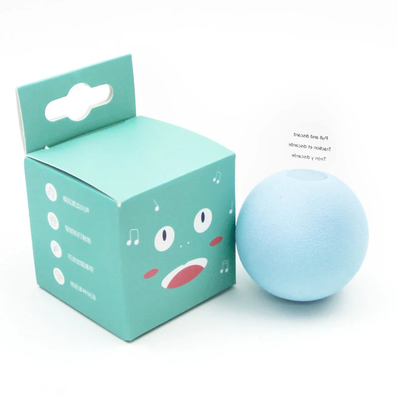 Smart Touch-Activated Sound Cat Toy Ball with Catnip