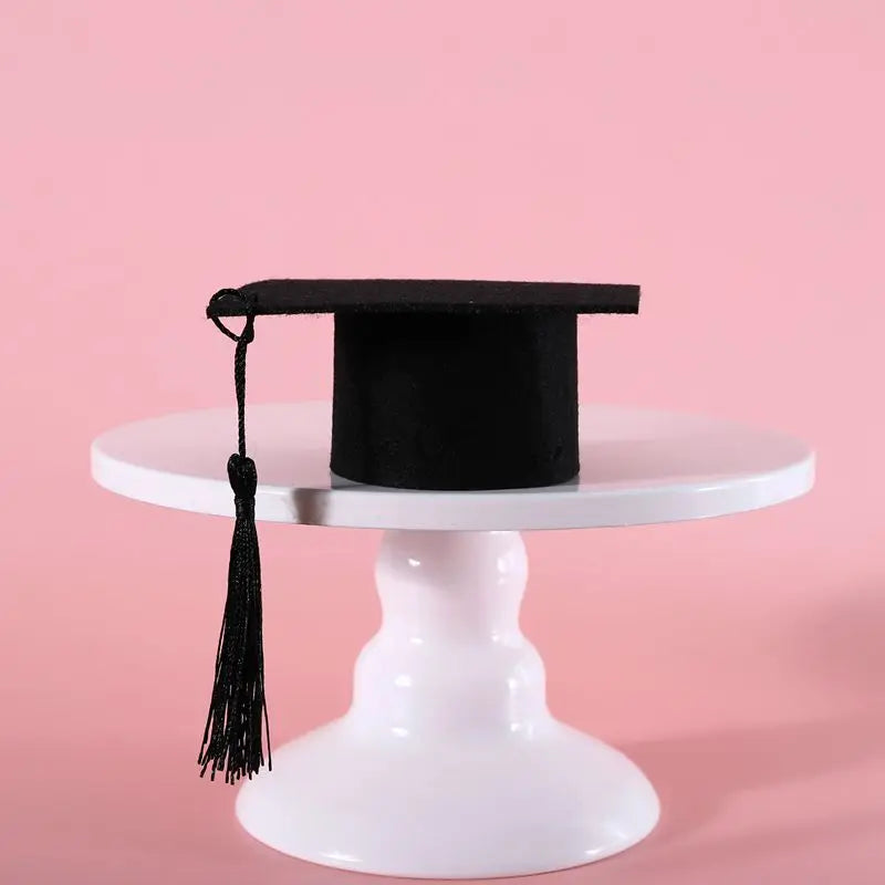 Cute Graduation Halloween Pet Costume Set with Glasses, Hat, and Bowtie