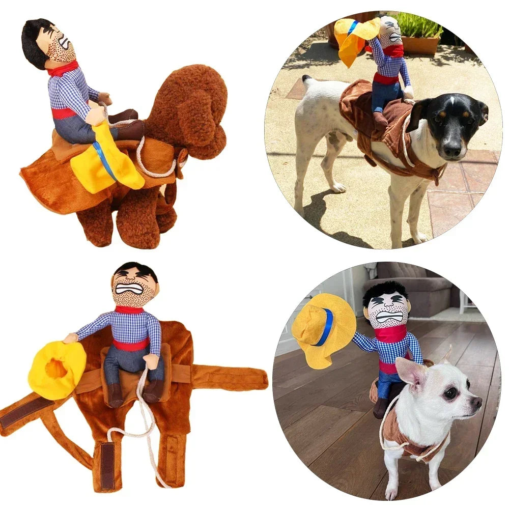 Cowboy Halloween Costume for Dogs & Cats