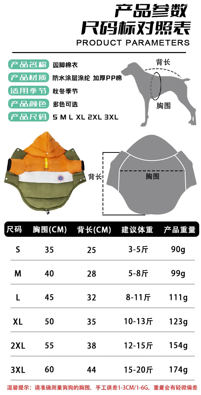 Fashionable Winter Pet Coat