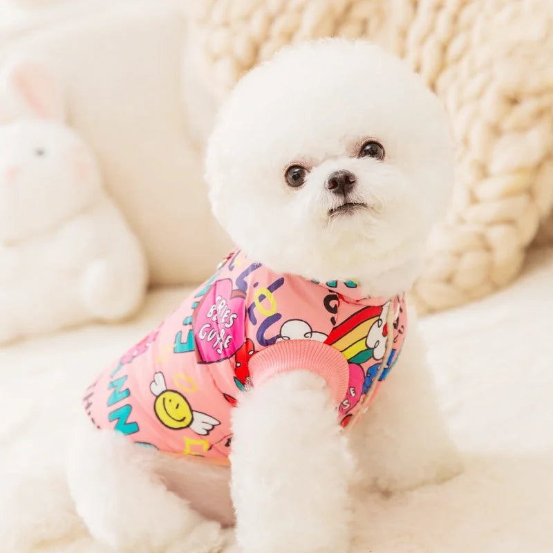 Cute Print Pet Jacket