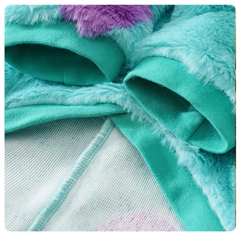 Dinosaur Hoodie for Dogs – Warm Plush Winter Pet Sweater