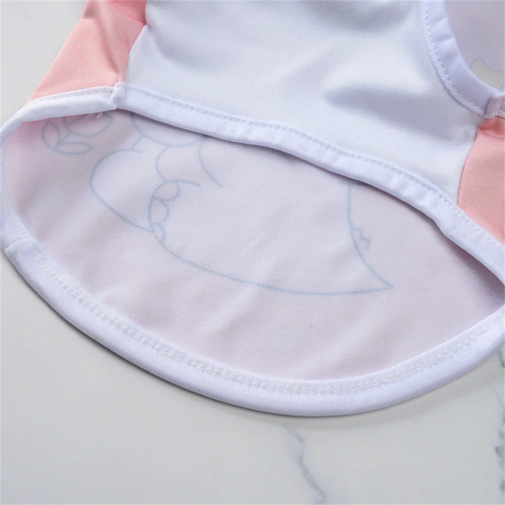 Cute Print Puppy Dog Vest Shirt