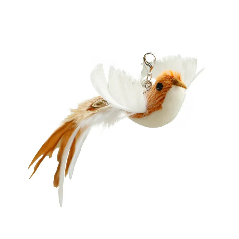 Feather Cat Wand with Bell & Suction Cup