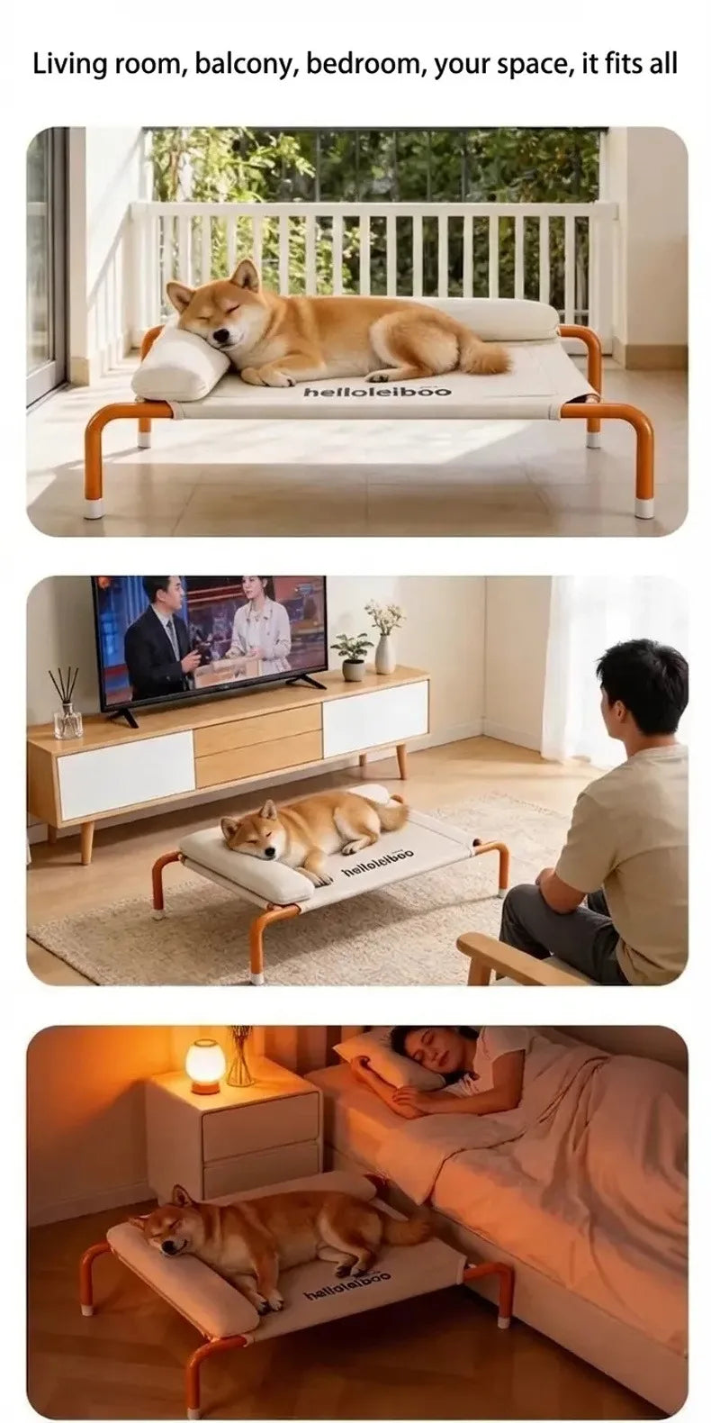 Floating Elevated Pet Cot