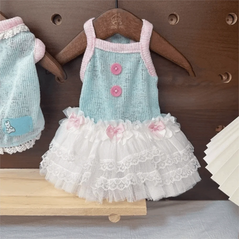 New Soft Tulle Princess Lace Dress For Pets