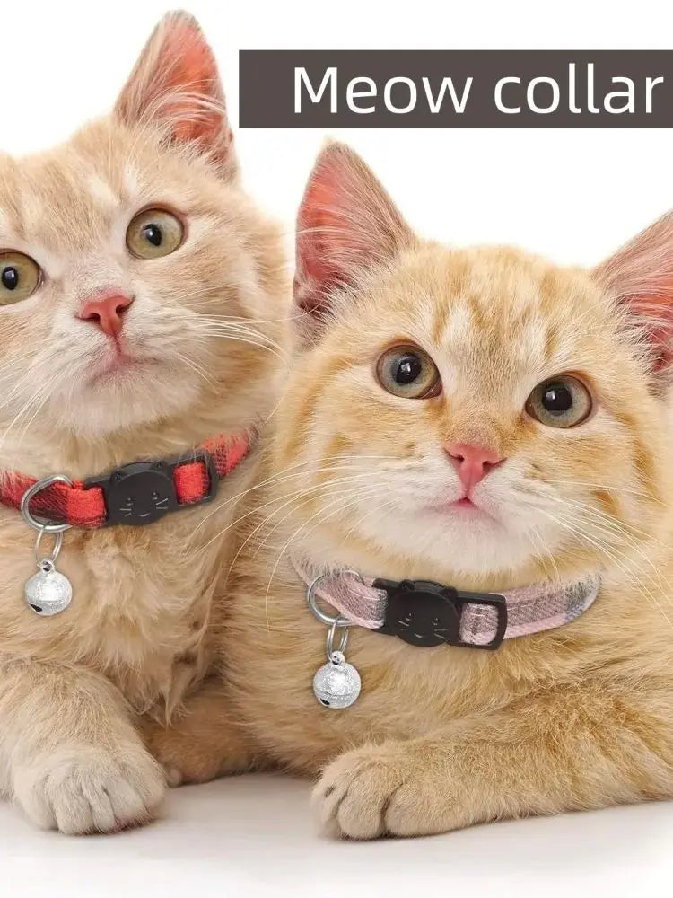Reflective Breakaway Cat & Dog Collar with Bell