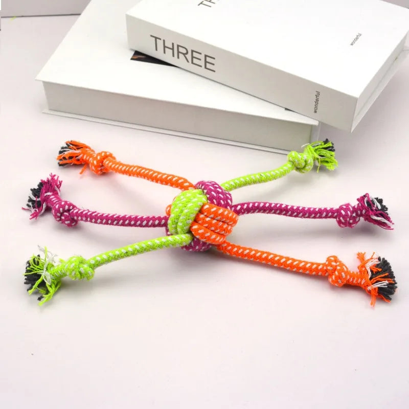 Durable Dog Rope Toy for Chewing & Teeth Cleaning