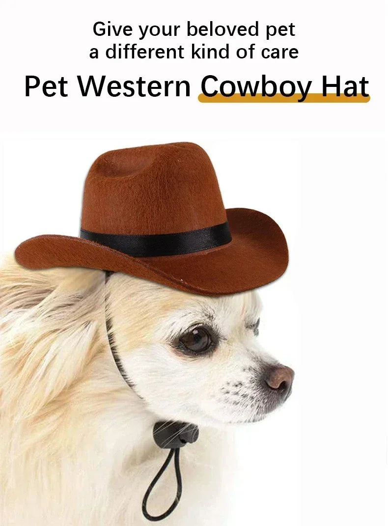 Halloween Costume Western Cowboy Hat For Pets