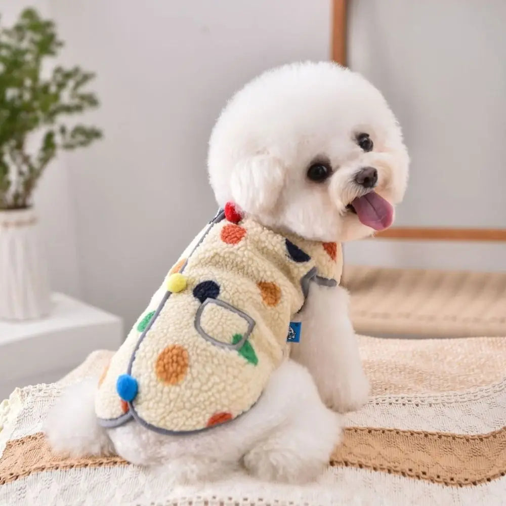 Soft Warm Sleeveless Pet Vest Hoodie