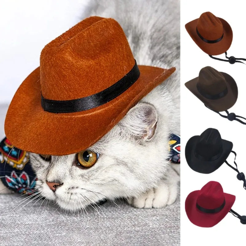 Halloween Costume Western Cowboy Hat For Pets