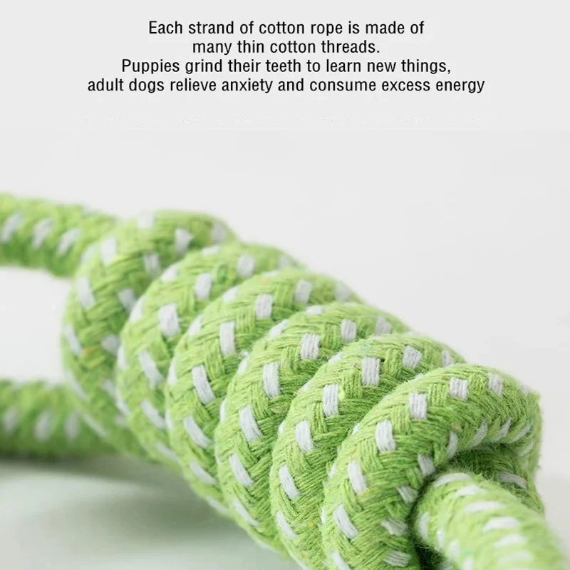 Rope & Roll – Cotton Rope Ball Chew & Dental Toy for Dogs