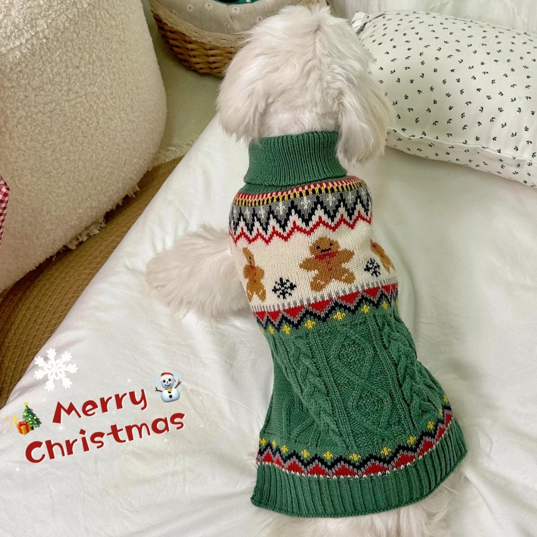 Knitted Christmas Sweaters  For Dogs & Cats