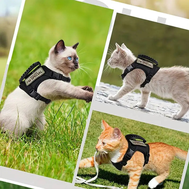 Breathable Tactical Harness Vest With Retractable Leash