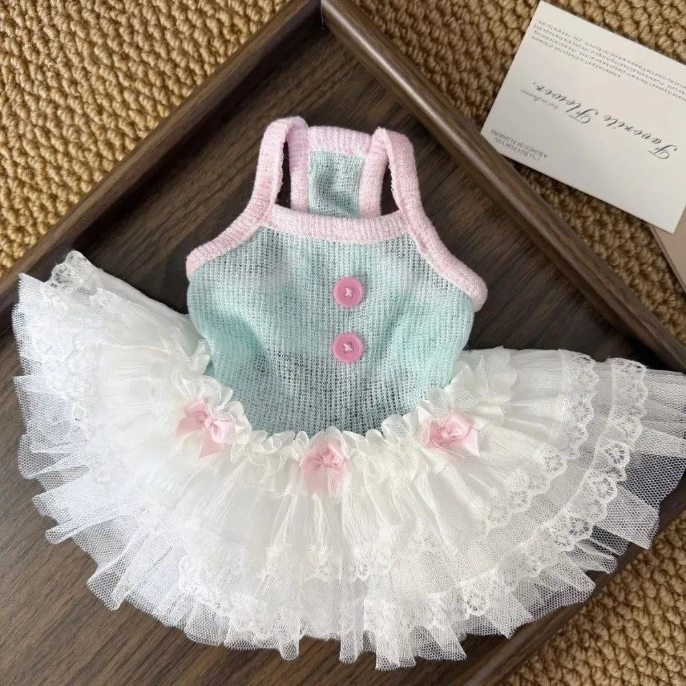 New Soft Tulle Princess Lace Dress For Pets