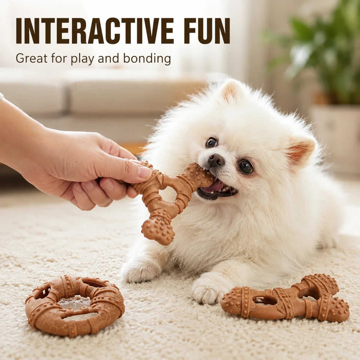 Chew Buddy – Wooden Dog Teething Stick & Dental Toy