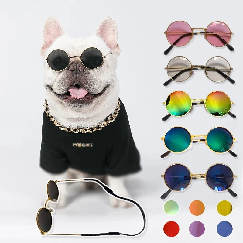 Lovely Vintage Round Pet Sunglasses 🕶