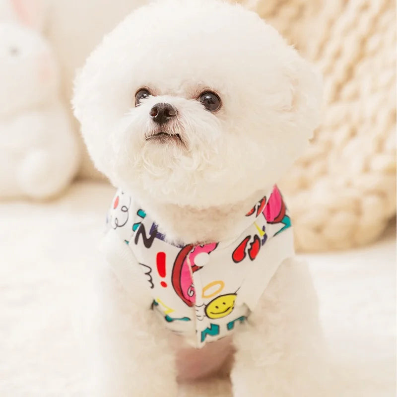Cute Print Pet Jacket