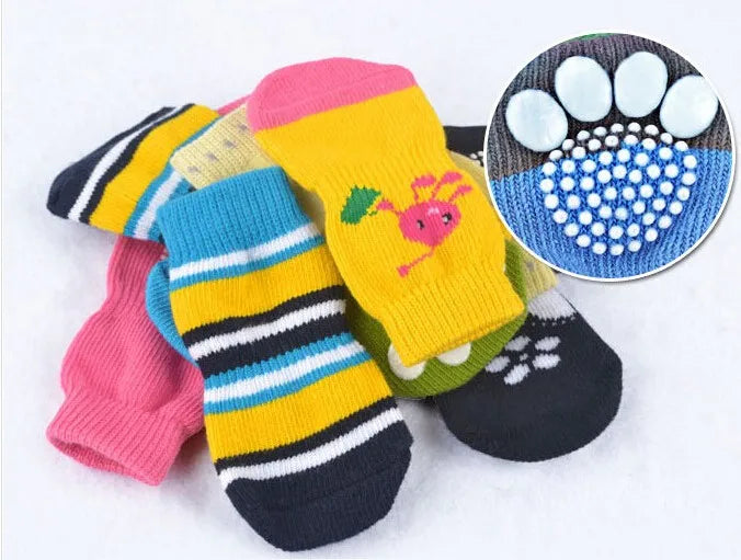 Non-Slip Dog Socks - Random Pattern