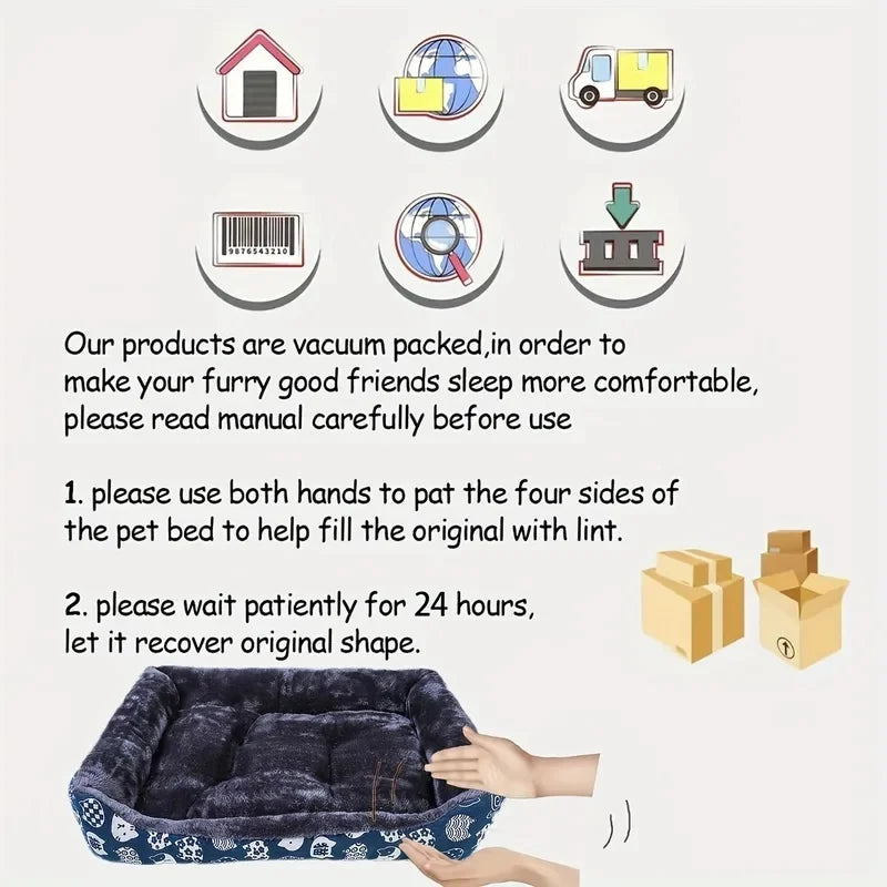 Super Soft Plush Pet Bed