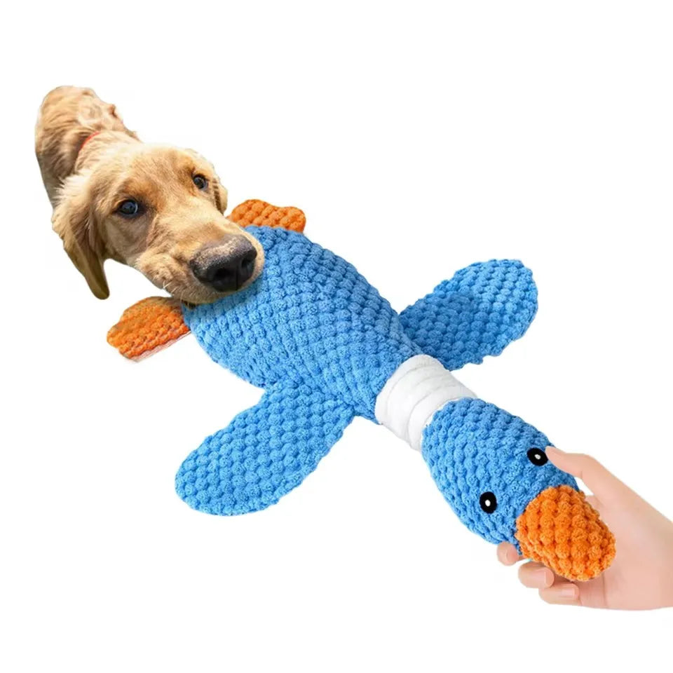 Honk Honk – Plush Goose Squeaky Crinkle Toy for Dogs