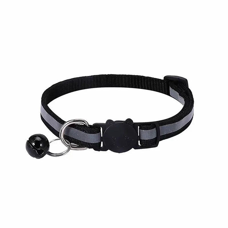 Reflective Breakaway Cat & Dog Collar with Bell