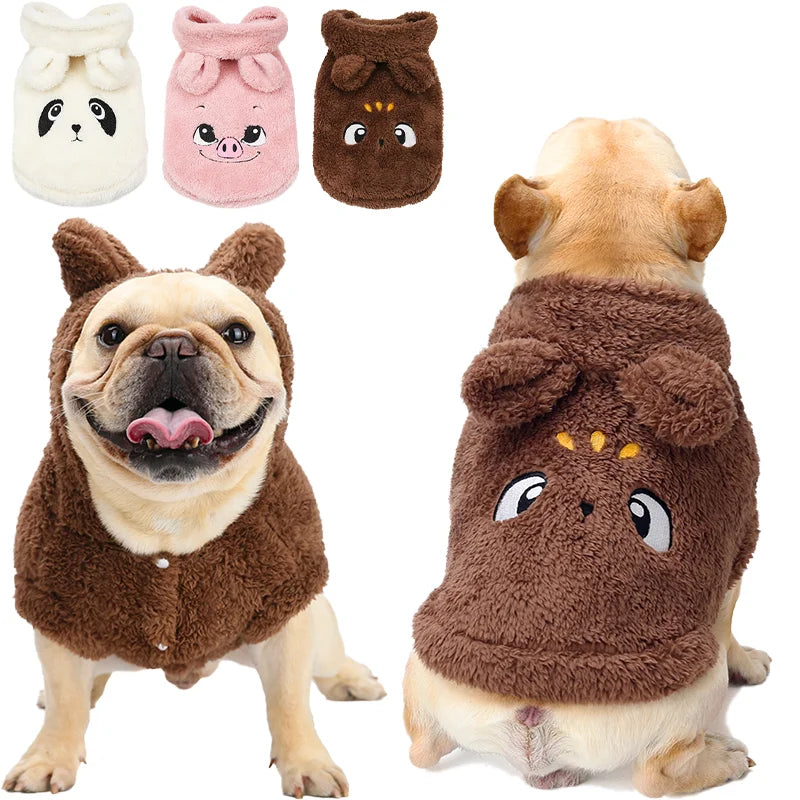 Fashionable Winter Dog Hoodie
