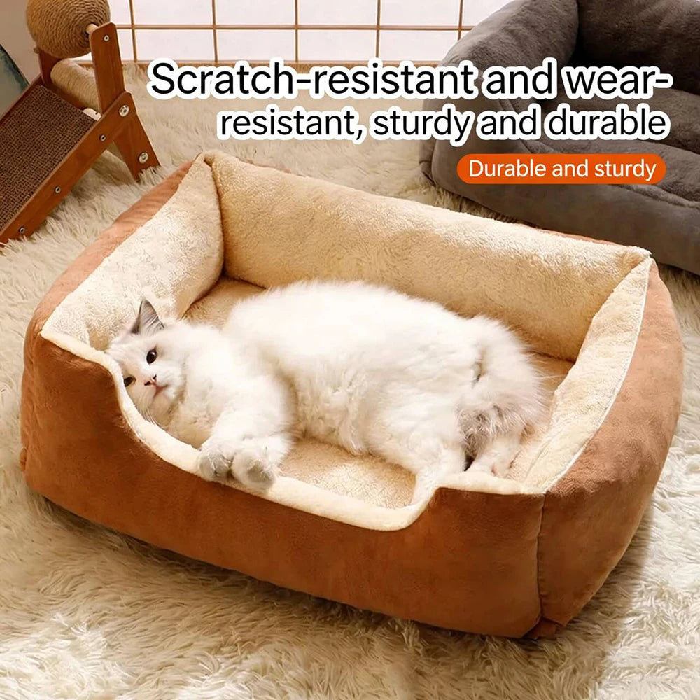 Super Soft Plush Cushioned Pet Bed