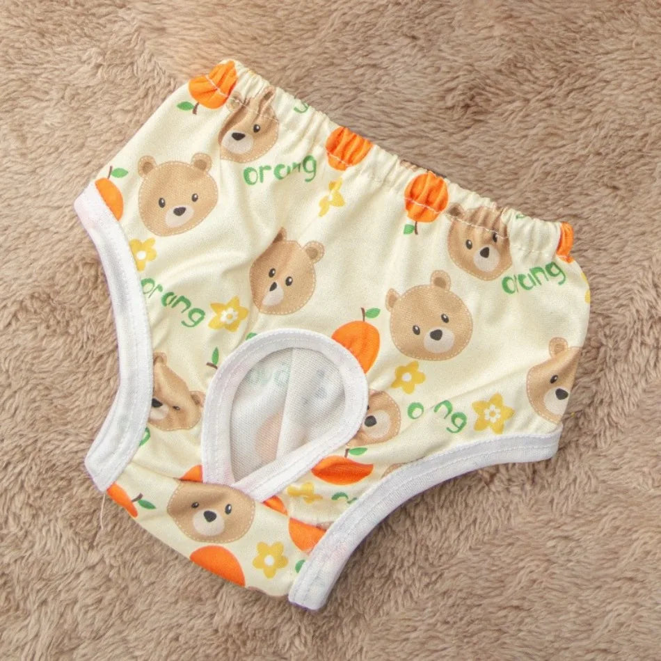 Printed Dog Physiological Sanitary Pants for Female Dogs
