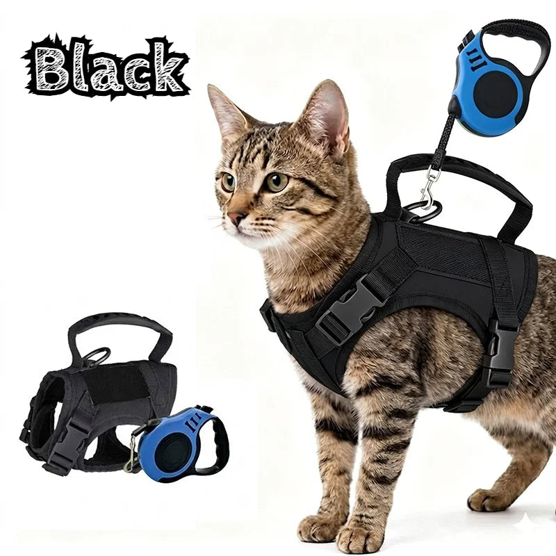 Breathable Tactical Harness Vest With Retractable Leash