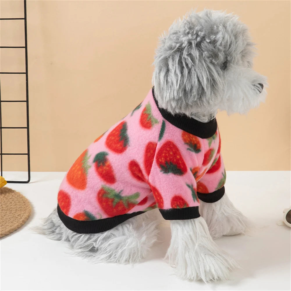 Warm Fleece Pullover Pet Sweaters