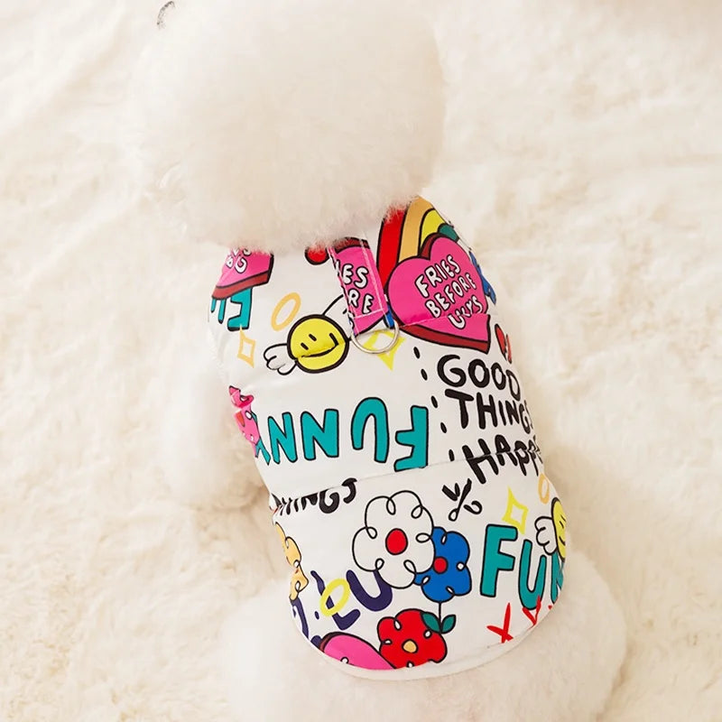 Cute Print Pet Jacket