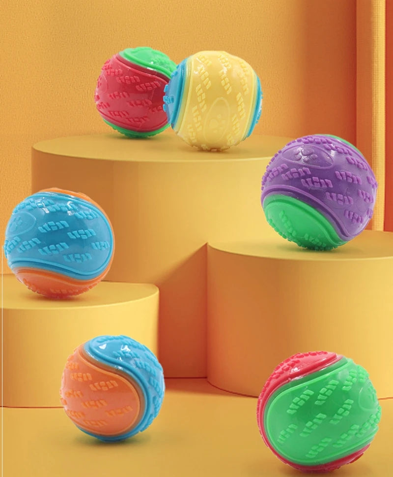 Bounce & Squeak – TPR Squeaky Ball Toy for Dogs