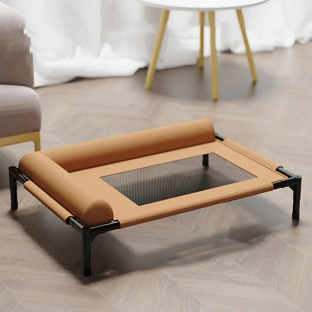 Raised Dog Bed with Pillow