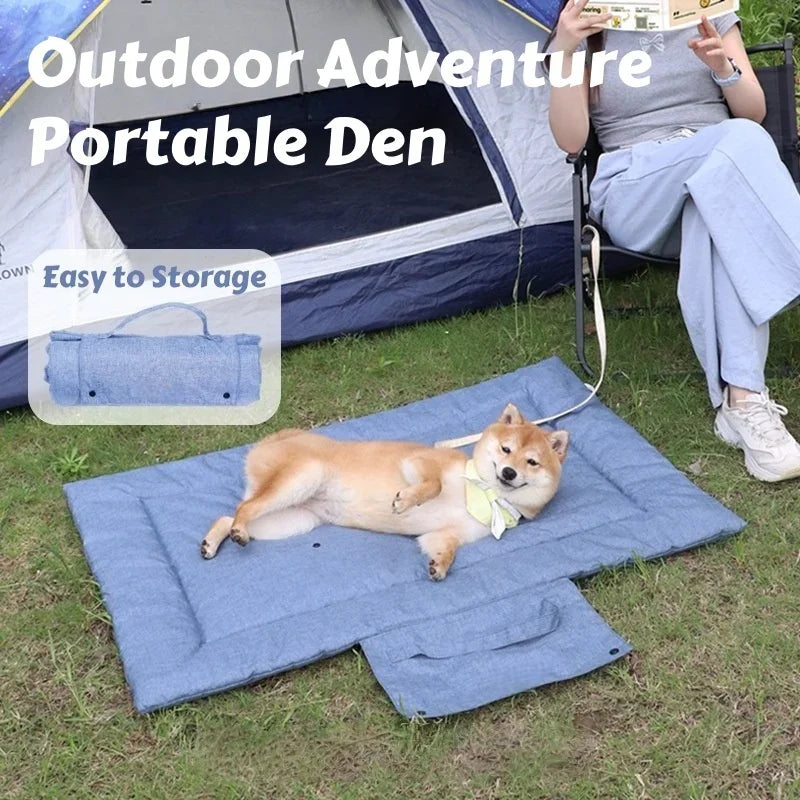 Portable Pet Bed for Outdoor & Indoor  *Waterproof and Chew-Resistant*