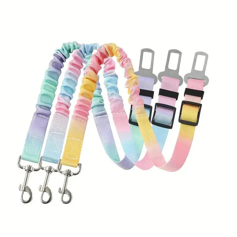 Pet Car Safety Belt & Seat Buckle for Dogs & Cats
