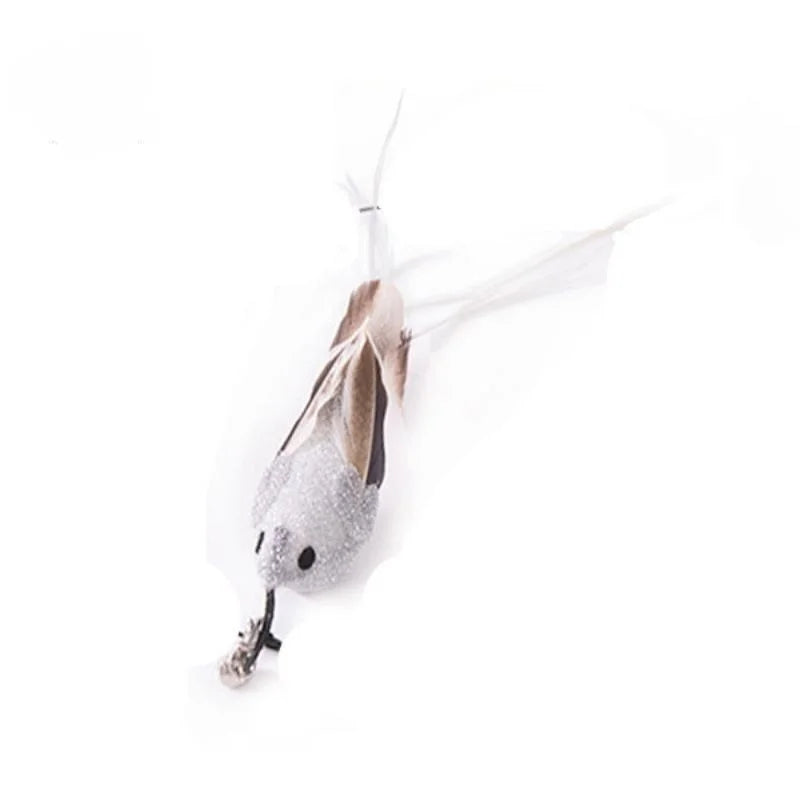 Feather Cat Wand with Bell & Suction Cup
