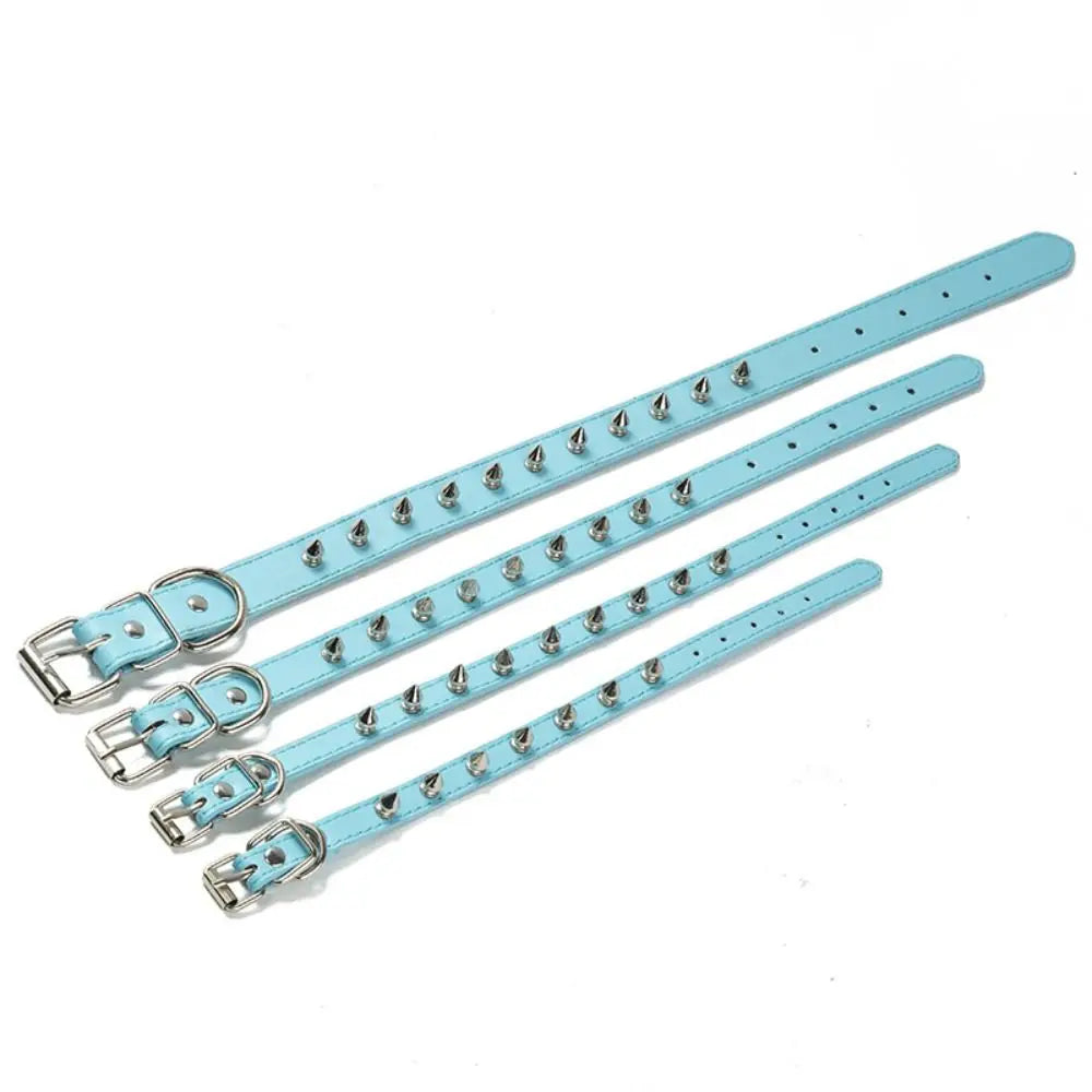 Cool Colorful Adjustable Spiked Studded Collars