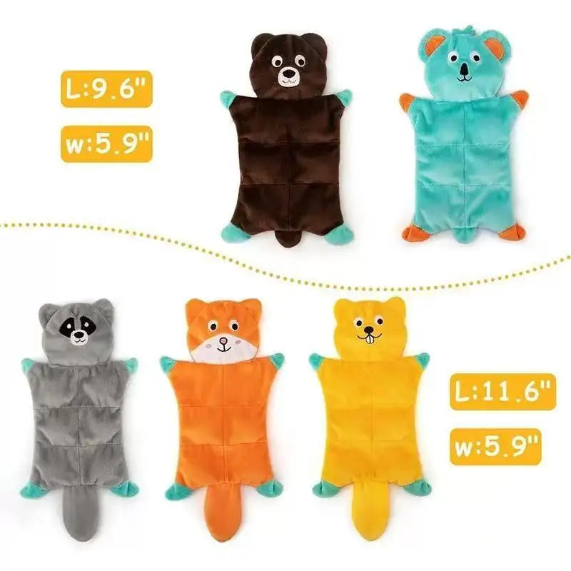 Squeak Squad – Stuffing-Free Plush Squeaky Dog Toy